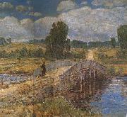 Childe Hassam Bridge at Old Lyme France oil painting artist
